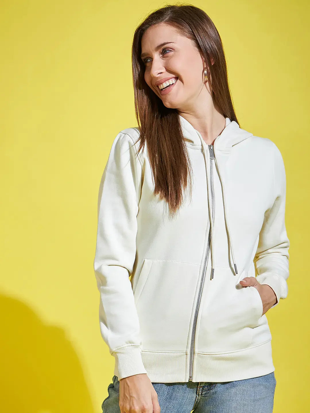 98 Degree North Women’s Butter Fleece Zipper Hoodie Sweatshirt – Pastel Warm Casual Wear